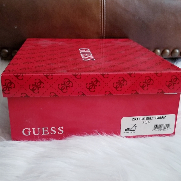 Guess Multi-Colored Floral Open-Toe Wedge - Picture 7 of 8